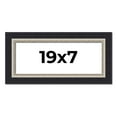 thumbnail image 1 of 19x7 Frame Black Real Wood Picture Frame Width 2.25 Inches | Interior Frame Depth 0.5 Inches |, 1 of 8