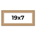 thumbnail image 1 of 19x7 Frame Charleston Honey Brown Solid Wood Picture Frame Width 1.75 Inches | Interior Depth 0.5, 1 of 8
