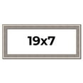 thumbnail image 1 of 19x7 Frame Grey Real Wood Picture Frame Width 1.25 inches | Interior Frame Depth 0.5 inches | Hans, 1 of 8