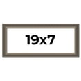thumbnail image 1 of 19x7 Frame Silver Real Wood Picture Frame Width 1.25 Inches | Interior Frame Depth 0.5 Inches |, 1 of 8