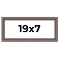 thumbnail image 1 of 19x7 Frame Silver Real Wood Picture Frame Width 1.25 Inches | Interior Frame Depth 0.5 Inches |, 1 of 8