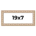 thumbnail image 1 of 19x7 Frame White Real Wood Picture Frame Width 1.5 inches | Interior Frame Depth 0.5 inches |, 1 of 8