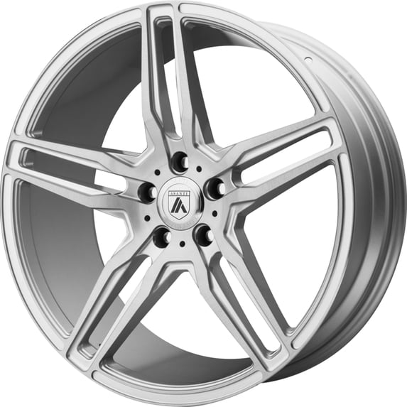19x8.5 Asanti Black ABL-12 ORION Brush Silv Carbon Fiber Ins Wheel 5x120 (38mm)