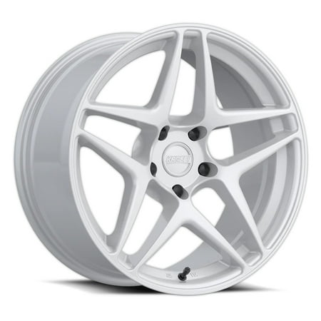 19x8.5 Kansei K15W Astro Gloss White Wheel 5x4.5 (35mm)