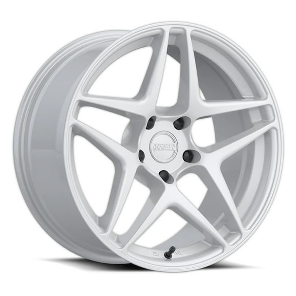 19x8.5 Kansei Wheel K15W Astro Gloss White Wheel 5x4.5 (35mm)