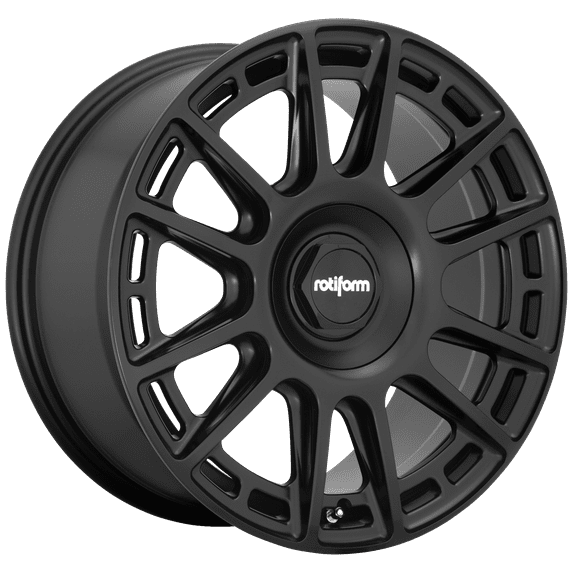 19x8.5 Rotiform R159 OZR MATTE BLACK Wheel 5x112/5x120 (35mm)