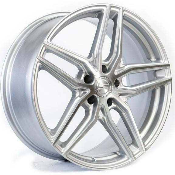 19x8.5 Select S101 Shadow Gloss Silver Brushed Wheel 5x4.5 (35mm)