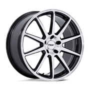 19x8.5 TSW TW004 Canard Gloss Black W/ Machined Face Wheel 5x4.5 35mm