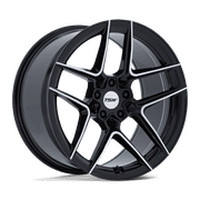 19x8.5 TSW TW008 Slipstream Glossy Black W/ Machined Face Wheel 5x4.5 35mm