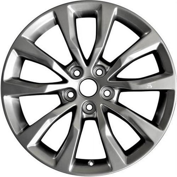19x8.5 in Wheel for CADILLAC XTS 2015-2017 Hyper Silver Reconditioned Alloy Rim