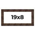 thumbnail image 1 of 19x8 Frame Brown Burl Real Wood Picture Frame Width 1.625 Inches | Interior Frame Depth 0.5 Inches, 1 of 8