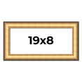 thumbnail image 1 of 19x8 Frame Gold Plein Aire Solid Wood Picture Frame Width 2 Inches | Interior Frame Depth 0.5, 1 of 8