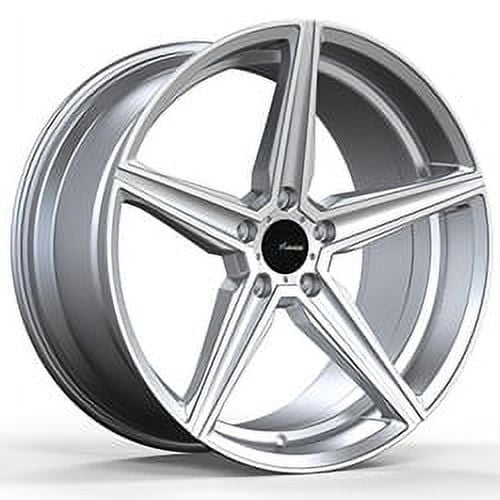19x9.5 Advanti Racing 87MS Cammino Silver W/Machined Face Wheel 5x108 (45mm)