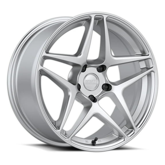 19x9.5 Kansei Wheel K15H Astro Hyper Silver Wheel 5x4.5 (35mm)