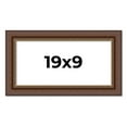 thumbnail image 1 of 19x9 Copper and Brown Real Wood Picture Frame Width 2 inches | Interior Frame Depth 0.5 inches |, 1 of 8