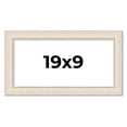 thumbnail image 1 of 19x9 Frame White Real Wood Picture Frame Width 1.75 inches | Interior Frame Depth 0.5 inches |, 1 of 8