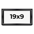 thumbnail image 1 of 19x9 Shadow Box Frame Black | 1.25 inches Deep Real Wood Contemporary Shadowbox Display Frame | UV, 1 of 8
