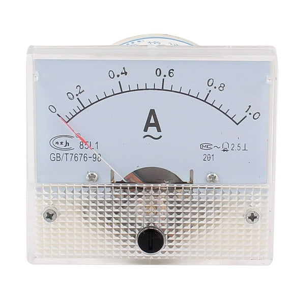 1A 85L1 Analog Panel Current Ampere Meter Ammeter Gauge 0-1A