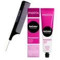 thumbnail image 1 of 1A 90ML , Matrix So Color Pre-Bonded Permanent Blended Hair Color, Socolor Haircolor Dye - Pack of 3 w/ Sleek Pin Comb, 1 of 1