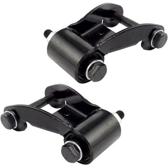 1A Auto Rear Leaf Spring Shackle Bracket Repair Kit Pair Set Rearward LH & RH Sides Fits select: 1999-2013 CHEVROLET SILVERADO, 2001-2013 GMC SIERRA