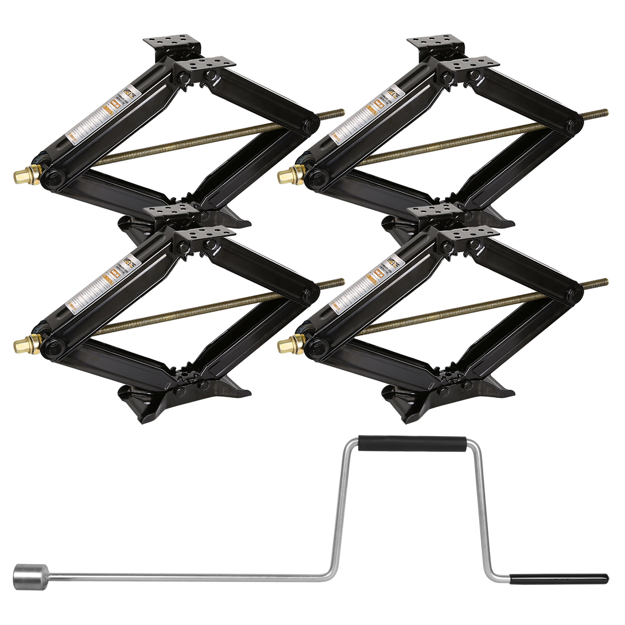 1AutoDepot 5000 lbs 24" Camper RV Trailer Stabilizer Leveling Scissor