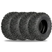 1Autodepot All Terrain 25x8-12/25x10-12 ATV Set of Tires, 4 Pack