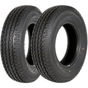 1Autodepot ST175/80R13 trailer tire ST175/80-13 175 80R13 6 Ply Load Range C Set of 2