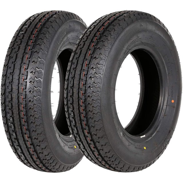 1Autodepot ST175/80R13 trailer tire ST175/8013 175 80R13 6 Ply Load