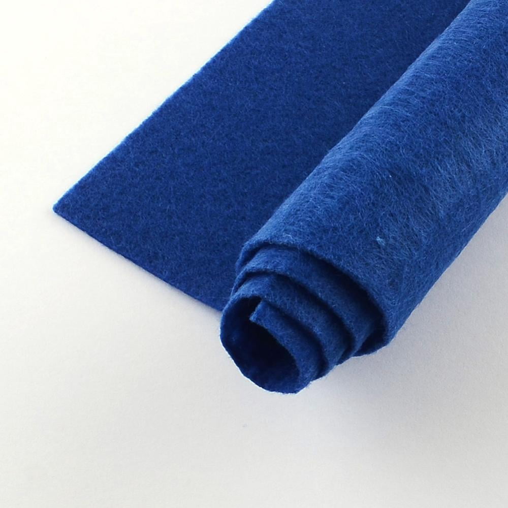 1Bag Non Woven Fabric Embroidery Needle Felt for DIY Crafts Square Blue 298~300x298~300x1mm about 50pcs/bag