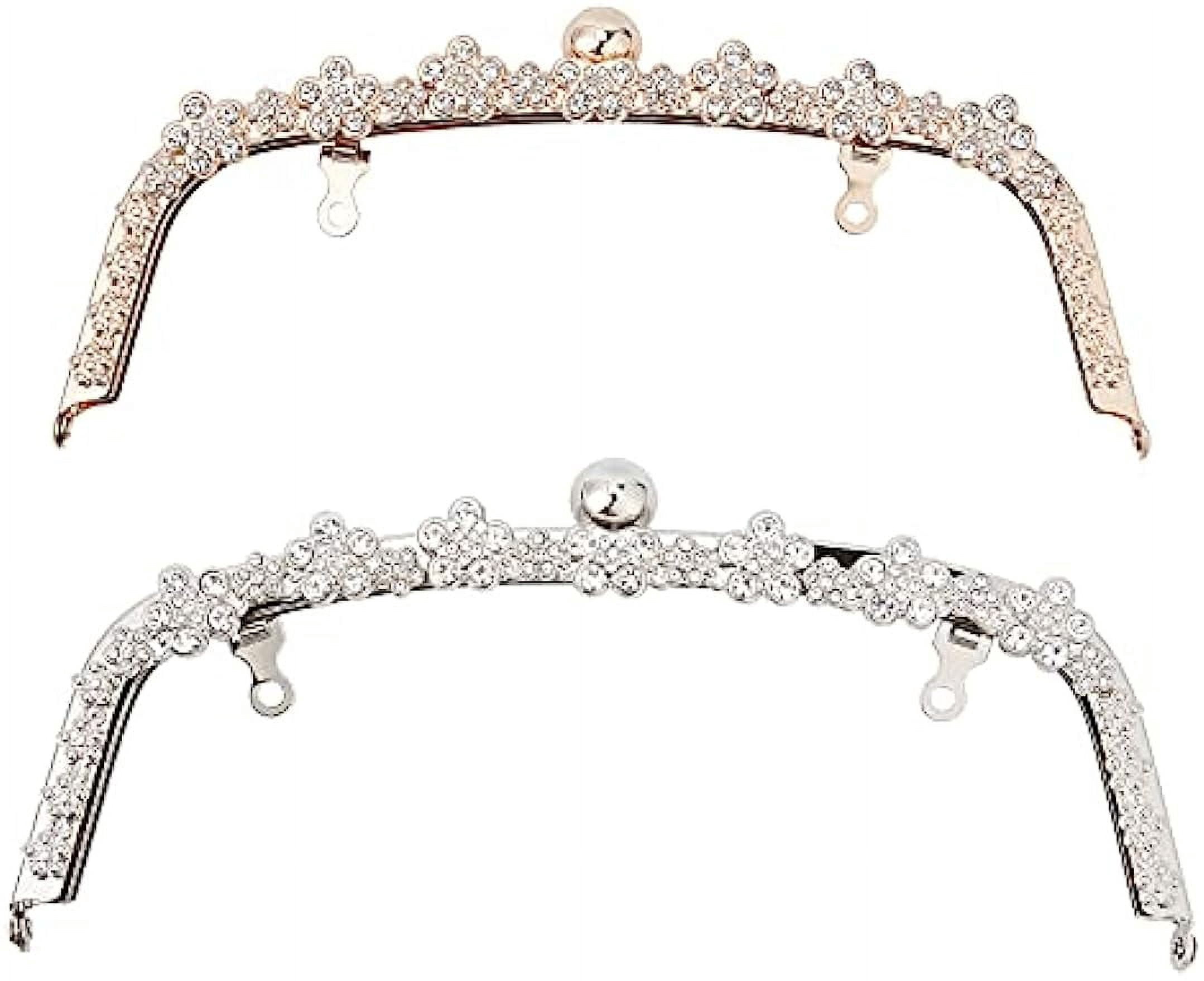 1Bag Purse Frame Bag Kiss Clasp Lock Metal Arch Frame Coin Purse Tow ...