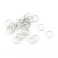 1Bag Tarnish Resistant 304 Stainless Steel Open Jump Rings Stainless