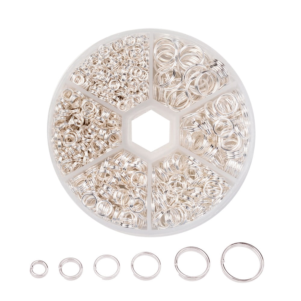 1Box 1 Box Iron Split Rings Double Loops Jump Rings 4mm/5mm/6mm/7mm/8mm ...