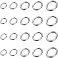 thumbnail image 1 of 1Box 1000pcs 5 Sizes 6/5/4/3/2.5mm Oval Jump Rings Stainless Steel Close but Unsoldered Jump Rings Oval Ring Connectors for Chainmail Jewelry Bracelet Necklace Making, 1 of 8