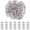thumbnail image 1 of 1Box 100Pcs 304 Stainless Steel Tube Beads Hollow Stainless Steel Color 12x4mm Hole: 3mm, 1 of 9