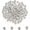 thumbnail image 1 of 1Box 100pcs 2mm Rondelle Metal Beads Spacer Beads 6mm Diameter Stainless Steel Rondelle Bead Loose Beads Metal Spacers for Jewelry Making Findings DIY Stainless Steel Color, 1 of 8