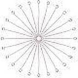 1Box 100pcs 40mm Stainless Steel Eyepins Jewelry Findings 0.6mm Hole: 2mm