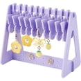 thumbnail image 1 of 1Box 116 Holes Acrylic Earring Holder Mini Hanger Rack Jewelry Display Earring Organizer Butterfly Dangle Earring Hanging Acrylic Ear Studs Display Rack for Selling Retail Show Exhibition, 1 of 6