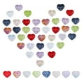 thumbnail image 1 of 1Box 120Pcs 8 Colors Glass Beads Heart with Bowknot Mixed Color 14x16x7.5mm Hole: 1.2mm 15pcs/color, 1 of 7