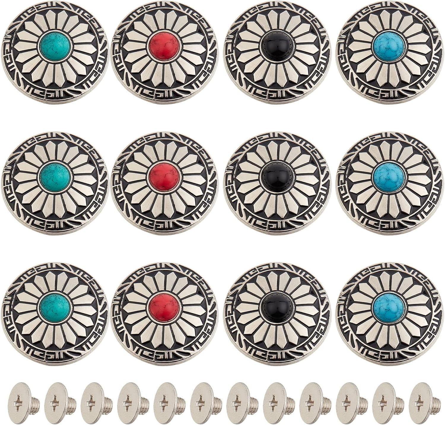 Concho Wild Hearts #206 - 30 Mm - Or Rouge - THAL PARTS - Neuf