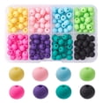 1Box 176Pcs 8 Colors Handmade Polymer Clay Beads for DIY Jewelry Crafts ...