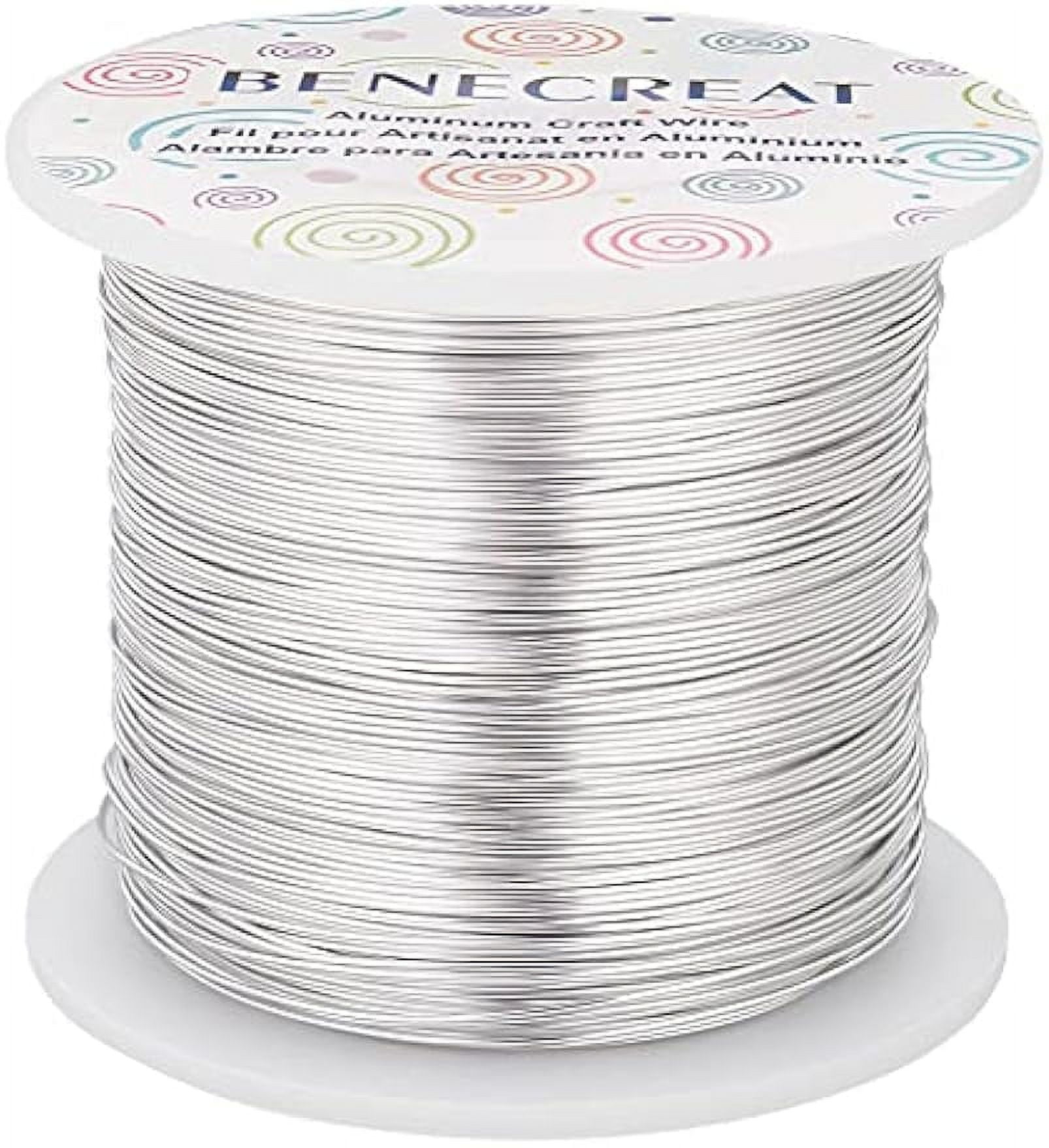 7-Color Silver Aluminum Craft Wire Set - 1.5mm (15 Gauge), 16.5 Ft Each Roll - View #7