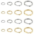 thumbnail image 1 of 1Box 240pcs 8 Styles 304 Stainless Steel Split Rings Double Loops Jump Rings Golden & Stainless Steel Color 5~12x1~2mm Inner Diameter: 3.8~10mm Single Wire: 0.5~1mm 30pcs/style, 1 of 6