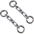 thumbnail image 1 of 1Box 2Pcs 2.91 Inches Purse Strap Extender Women Bag Chain Extender Bag Replacement Chain Gunmetal Alloy Material with Clasps for Handbags Shoulder Bag Purses, 1 of 9
