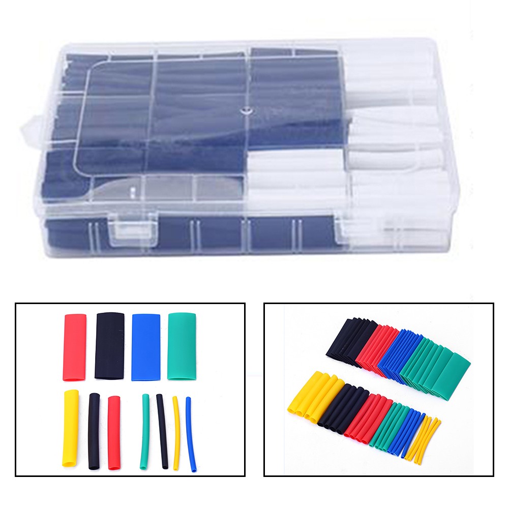 1Box 300Pcs Heat Shrink Tubing 31 Ratio Adhesive Lined Shrink Wrap