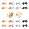 thumbnail image 1 of 1Box 304 Stainless Steel Ear Nuts Mixed Color 6x4.5x3mm Hole: 0.8mm 4colors 10pcs/color 40pcs, 1 of 7
