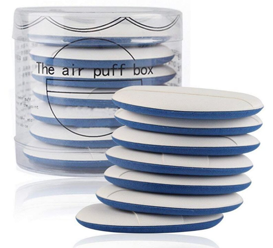 1Box(7PCS) Wet and Dry DualUse Air Cushion BB CC Cream Sponge Puff