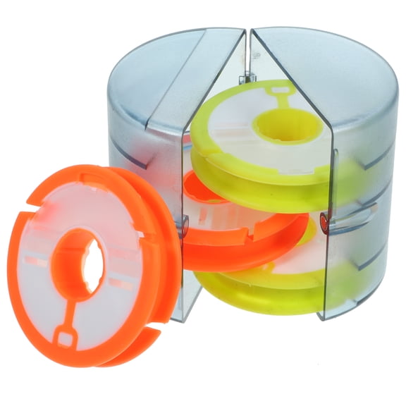 KHBUAB Multi Function Fishing Tackle Box with Silicone Line Bobbins for Neat Angling Gear Storage