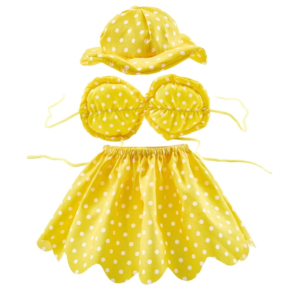 1Box Polyester Clothing Set for Goose Yellow 140x420x50mm diy
