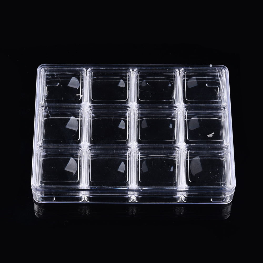 Plastic Semi Circle Container - 4-5/16 x 2-1/2 x 7/8″ - 054C