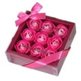 1Box Rose Flower Soap Bath Body Floral Soap Scented Rose Flower